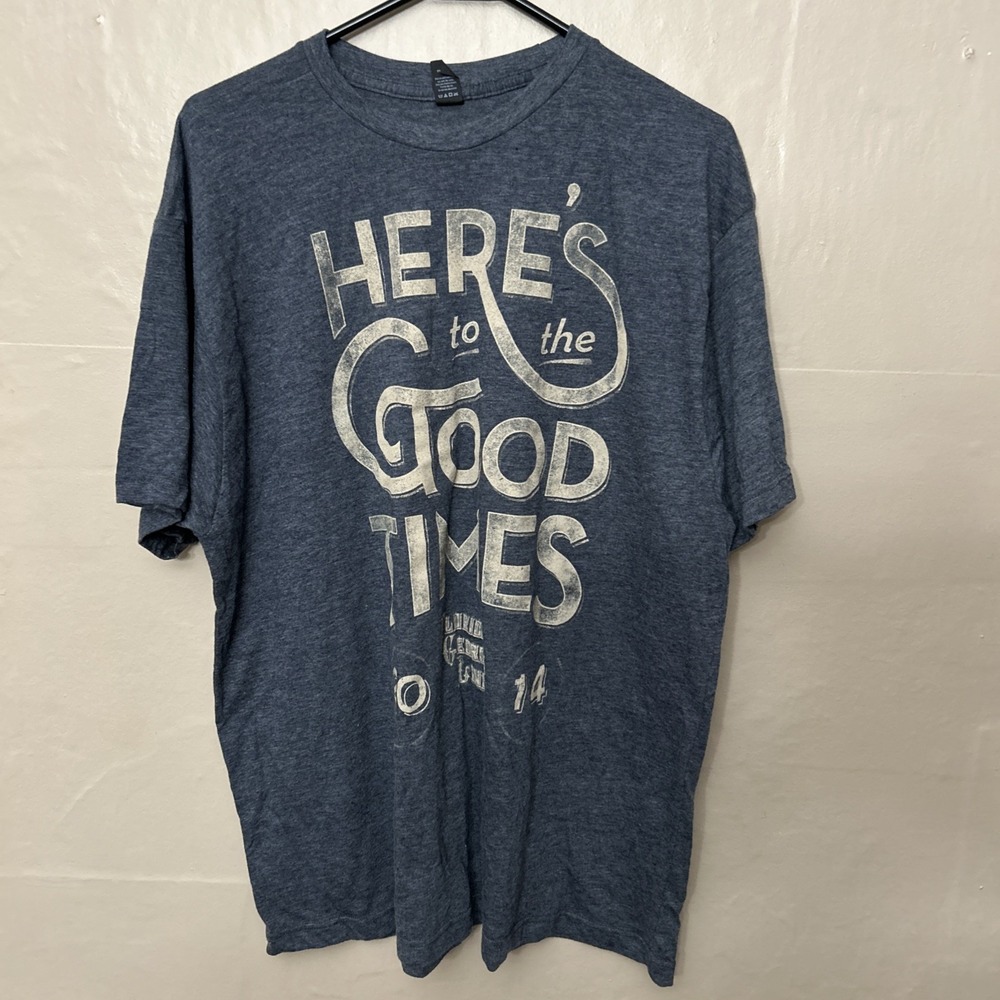 Tultex XXL Florida Georgia Line 2014 T‎ Shirt Top Gray